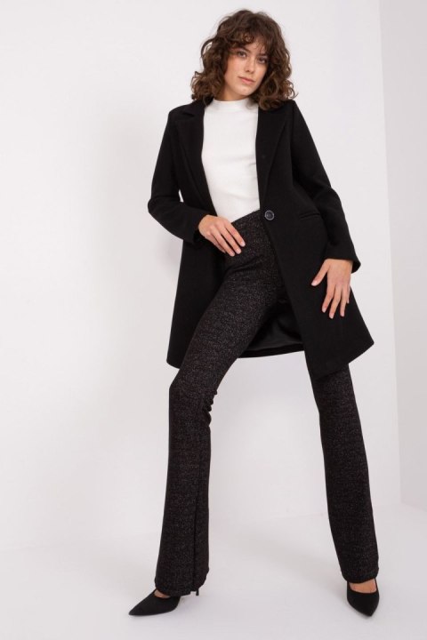 Płaszcz Damski Model TW-PL-BI-23314.00P Black - Och Bella - L Płaszcz Damski Model TW-PL-BI-23314.00P Black - Och Bella - L