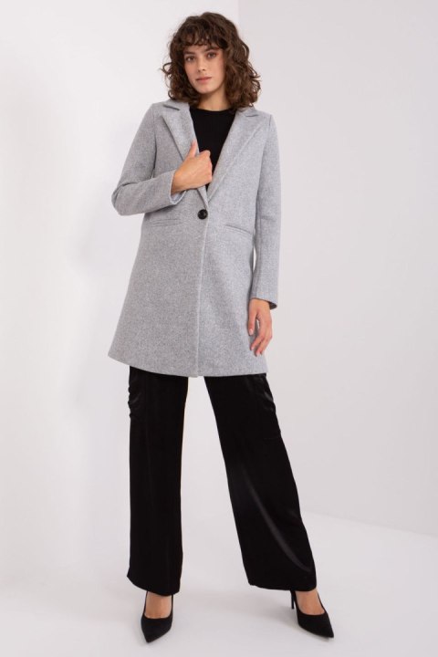 Płaszcz Damski Model TW-PL-BI-23314.00P Grey - Och Bella - M