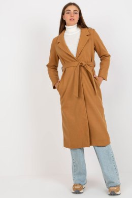 Płaszcz Damski Model TW-PL-BI-5312.32 Camel - Och Bella - uniwersalny