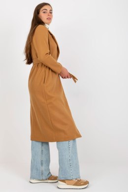Płaszcz Damski Model TW-PL-BI-5312.32 Camel - Och Bella - uniwersalny