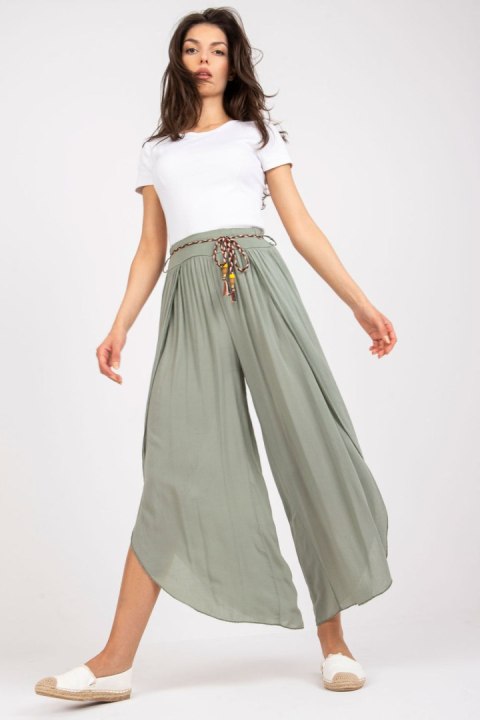 Spodnie Damskie Model TW-SP-BI-81378.24P Khaki - Och Bella - L Spodnie Damskie Model TW-SP-BI-81378.24P Khaki - Och Bella - L
