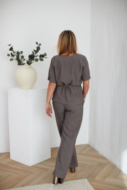 Spodnie Komplet Model M404/4 Grey Beige - La Aurora - 38