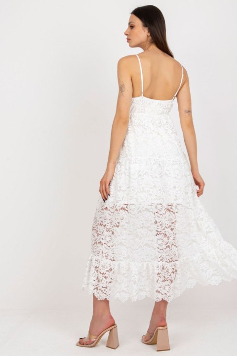 Sukienka Model TW-SK-BI-8247.62P White - Och Bella - M Sukienka Model TW-SK-BI-8247.62P White - Och Bella - M