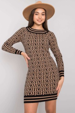 Sukienka Model TW-SK-BI-ZS5218.50 Camel - Och Bella - uniwersalny
