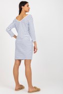 Sukienka Model TW-SK-BL-1010.74 White/Navy - Och Bella - s