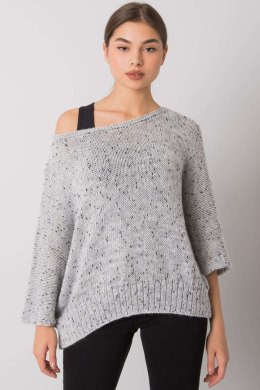 Sweter Damski Model TW-SW-BI-20109.61P Grey - Och Bella - uniwersalny
