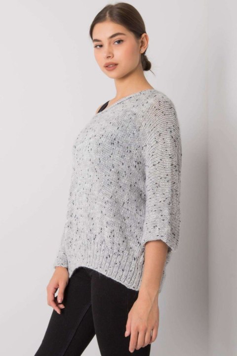 Sweter Damski Model TW-SW-BI-20109.61P Grey - Och Bella - uniwersalny Sweter Damski Model TW-SW-BI-20109.61P Grey - Och Bella - uniwersalny