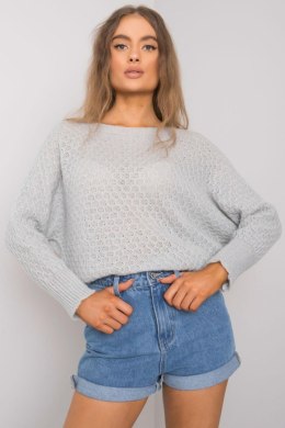 Sweter Damski Model TW-SW-BI-2269.25X Grey - Och Bella - uniwersalny
