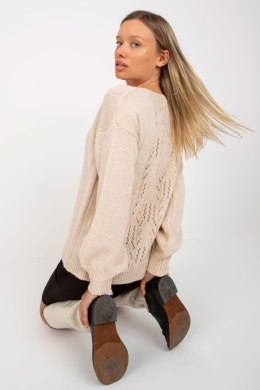 Sweter Damski Model TW-SW-BI-3017.54 Beige - Och Bella - uniwersalny