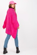 Sweter Kardigan Model TW-SW-BI-M2202.29X Fluo Pink - Och Bella - uniwersalny