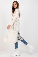 Sweter Kardigan Model TW-SW-BI-M56.35 Ecru - Och Bella - uniwersalny