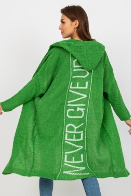 Sweter Kardigan Model TW-SW-BI-M56.35 Green - Och Bella - uniwersalny
