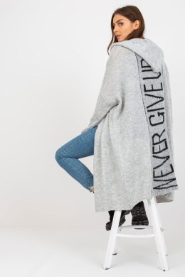 Sweter Kardigan Model TW-SW-BI-M56.35 Grey - Och Bella - uniwersalny