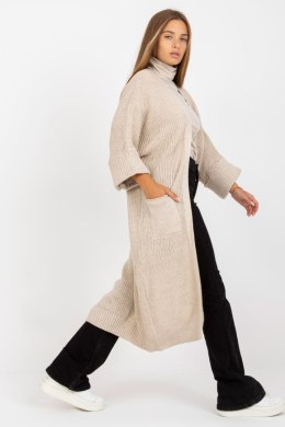 Sweter Kardigan Model TW-SW-BL-2689.92P Beige - Och Bella - uniwersalny