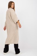 Sweter Kardigan Model TW-SW-BL-2689.92P Beige - Och Bella - uniwersalny Sweter Kardigan Model TW-SW-BL-2689.92P Beige - Och Bella - uniwersalny