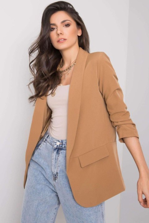 Żakiet Model TW-ZT-BI-22520.14 Camel - Och Bella - XL