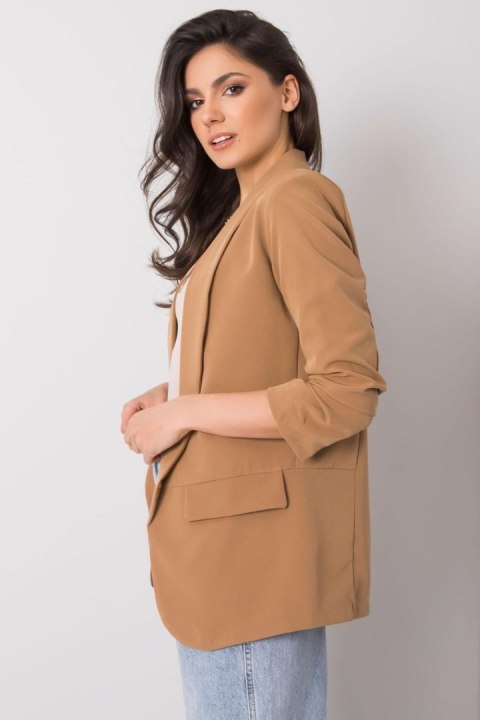 Żakiet Model TW-ZT-BI-22520.14 Camel - Och Bella - XL Żakiet Model TW-ZT-BI-22520.14 Camel - Och Bella - XL