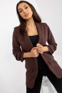Żakiet Model TW-ZT-BI-22520.14 Dark Brown - Och Bella - L Żakiet Model TW-ZT-BI-22520.14 Dark Brown - Och Bella - L