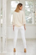 Bluzka Model M290/3 Light Beige - La Aurora - 38 Bluzka Model M290/3 Light Beige - La Aurora - 38