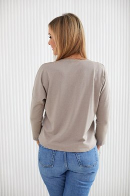 Bluzka Model M393/5 Beige/Ecru - La Aurora - 46