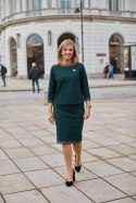 Spódnica Komplet Model M340/4 Green - La Aurora - 36 Spódnica Komplet Model M340/4 Green - La Aurora - 36