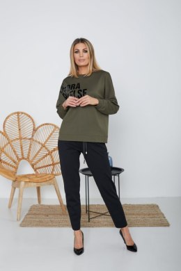 Spodnie Komplet Model M337/2 Khaki/Black - La Aurora - 36