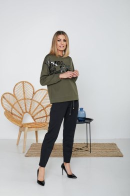 Spodnie Komplet Model M337/2 Khaki/Black - La Aurora - 38