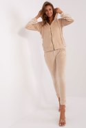 Spodnie Komplet Model RV-KMPL-6084.92P Light Beige - Relevance - S/M Spodnie Komplet Model RV-KMPL-6084.92P Light Beige - Relevance - S/M