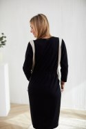 Sukienka Model M401 Black/Beige - La Aurora - 38