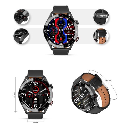 Smartwatch Męski Gravity GT4-4 Smartwatch Męski Gravity GT4-4