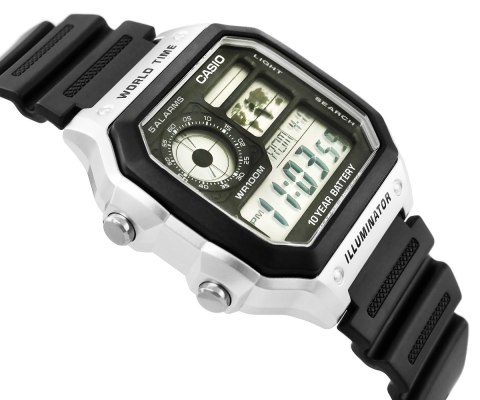 Zegarek Męski CASIO AE-1200WH-1CVEF + BOX Zegarek Męski CASIO AE-1200WH-1CVEF + BOX
