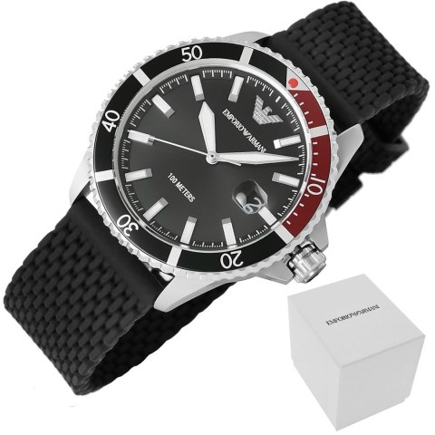Zegarek Męski Emporio Armani Diver AR11341 Zegarek Męski Emporio Armani Diver AR11341