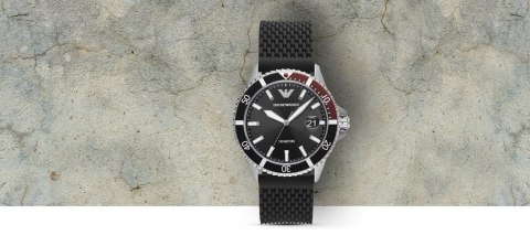Zegarek Męski Emporio Armani Diver AR11341 Zegarek Męski Emporio Armani Diver AR11341