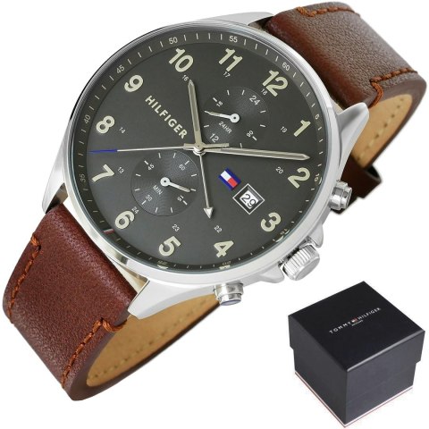 Zegarek Męski Tommy Hilfiger West 1791710 + BOX Zegarek Męski Tommy Hilfiger West 1791710 + BOX