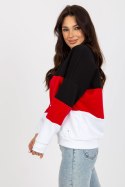 Bluza Damska Model RV-BL-8377.89 Black/Red - Relevance - uniwersalny Bluza Damska Model RV-BL-8377.89 Black/Red - Relevance - uniwersalny