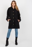 Płaszcz Damski Model RV-PL-8449.98P Black - Relevance - S/M Płaszcz Damski Model RV-PL-8449.98P Black - Relevance - S/M
