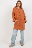 Płaszcz Damski Model RV-PL-8449.98P Dark Orange - Relevance - L/XL Płaszcz Damski Model RV-PL-8449.98P Dark Orange - Relevance - L/XL