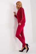 Spodnie Komplet Model RV-KMPL-8436.40 Bordo - Relevance - S/M Spodnie Komplet Model RV-KMPL-8436.40 Bordo - Relevance - S/M
