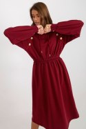 Sukienka Model RV-SK-8336.12P Bordo - Relevance - uniwersalny