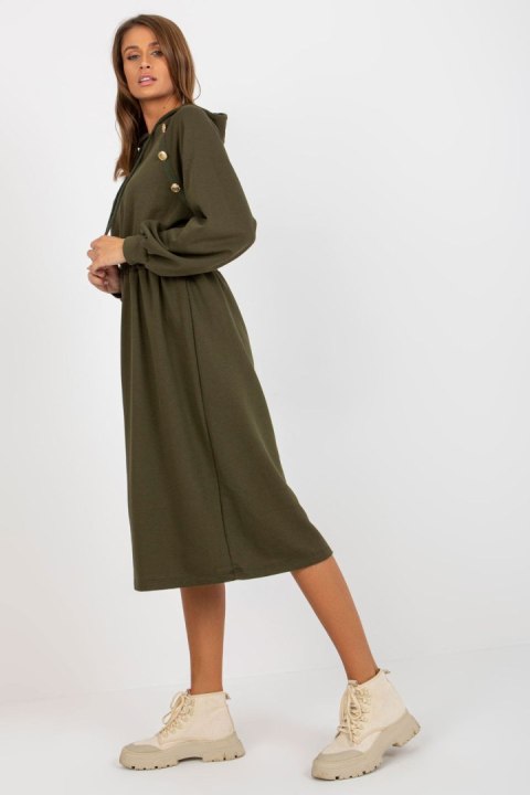 Sukienka Model RV-SK-8336.12P Khaki - Relevance - uniwersalny Sukienka Model RV-SK-8336.12P Khaki - Relevance - uniwersalny