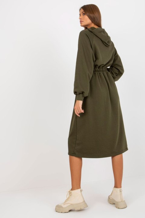 Sukienka Model RV-SK-8336.12P Khaki - Relevance - uniwersalny Sukienka Model RV-SK-8336.12P Khaki - Relevance - uniwersalny