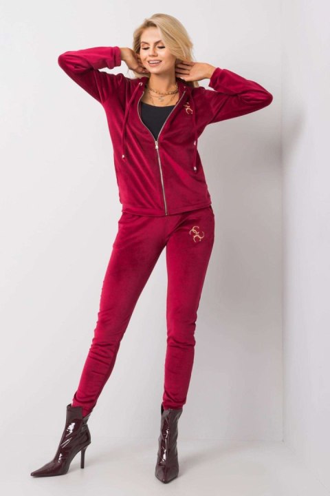 Spodnie Komplet Model RV-KMPL-6084.92P Bordo - Relevance - S/M Spodnie Komplet Model RV-KMPL-6084.92P Bordo - Relevance - S/M