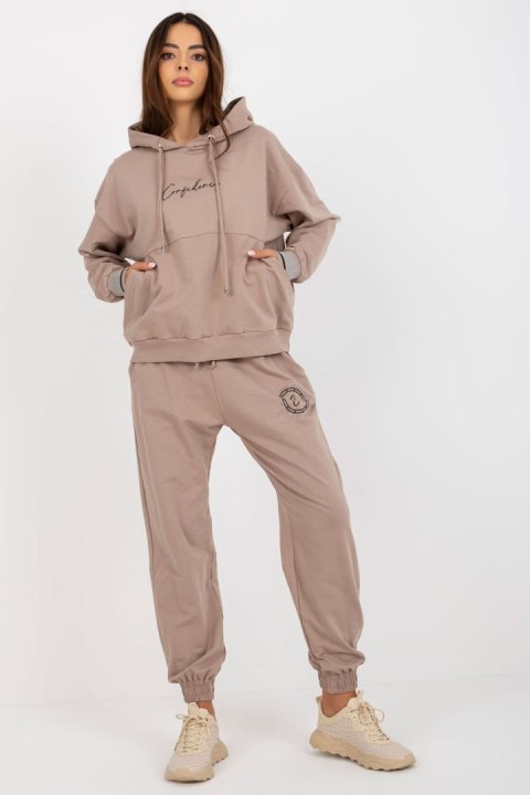 Spodnie Komplet Model RV-KMPL-8284.37P Dark Beige - Relevance - S/M