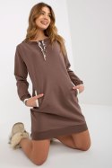Sukienka Model RV-TU-8379.46 Brown - Relevance - uniwersalny
