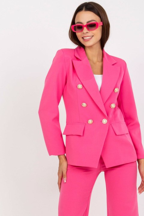 Marynarka Damska Model DHJ-MA-15555.00P Dark Pink - Italy Moda - L