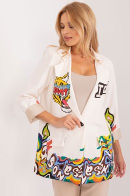 Marynarka Model DHJ-MA-18525-7.67 Ecru - Italy Moda - uniwersalny