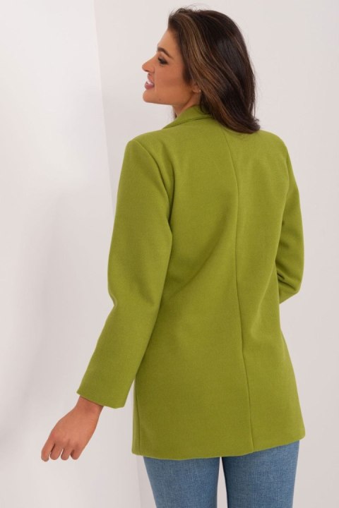 Marynarka Model DHJ-MA-18598.12X Oliwka - Italy Moda - uniwersalny Marynarka Model DHJ-MA-18598.12X Oliwka - Italy Moda - uniwersalny