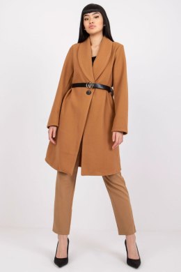 Płaszcz Damski Model DHJ-PL-2861.91 Camel - Italy Moda - uniwersalny