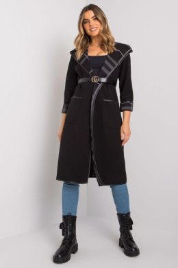 Płaszcz Damski Model DHJ-PL-A5721.40X Black - Italy Moda - uniwersalny