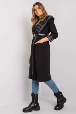 Płaszcz Damski Model DHJ-PL-A5721.40X Black - Italy Moda - uniwersalny
